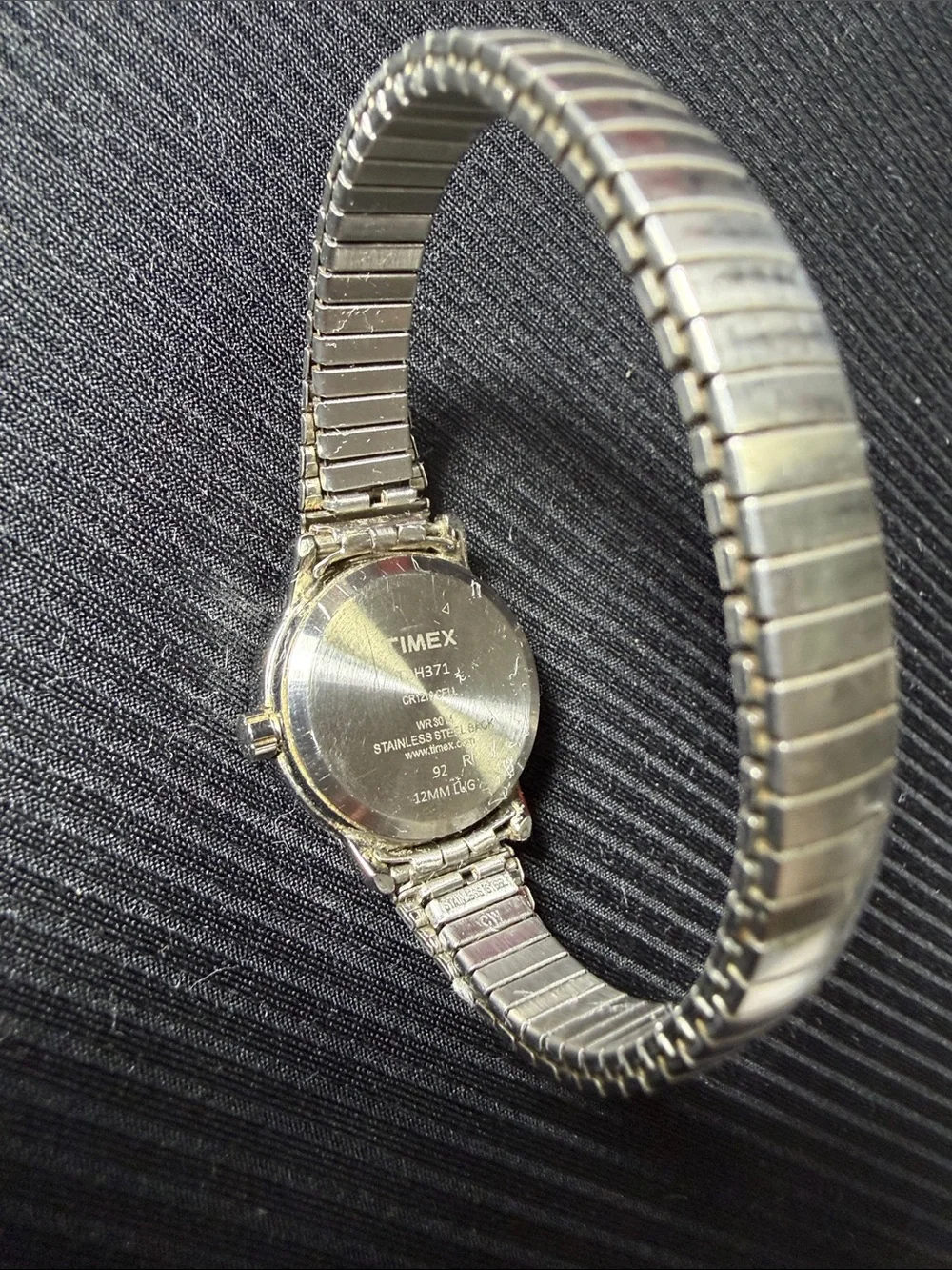Timex Silver and White Indiglo Dial Ladies' Watch